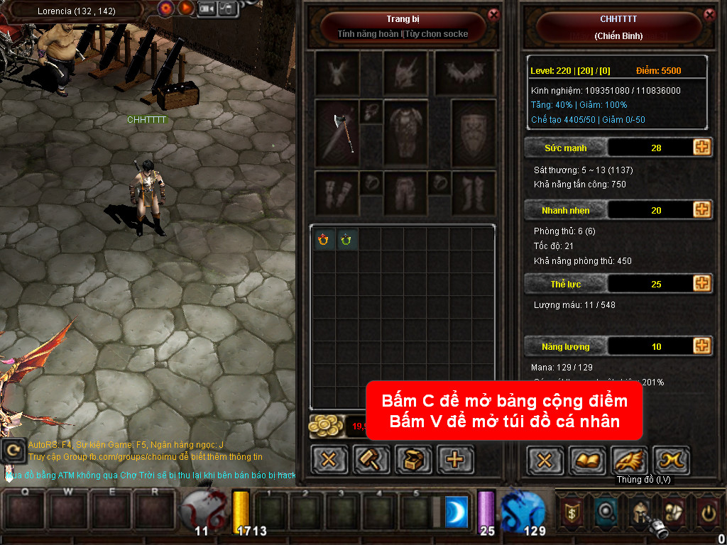 Chức năng chính của Game MU Giang Hồ